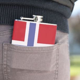 flagga för norge fickplunta