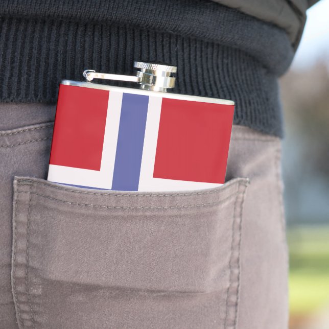 flagga för norge fickplunta (In Situ)