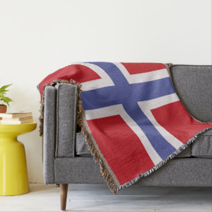 flagga för norge filt