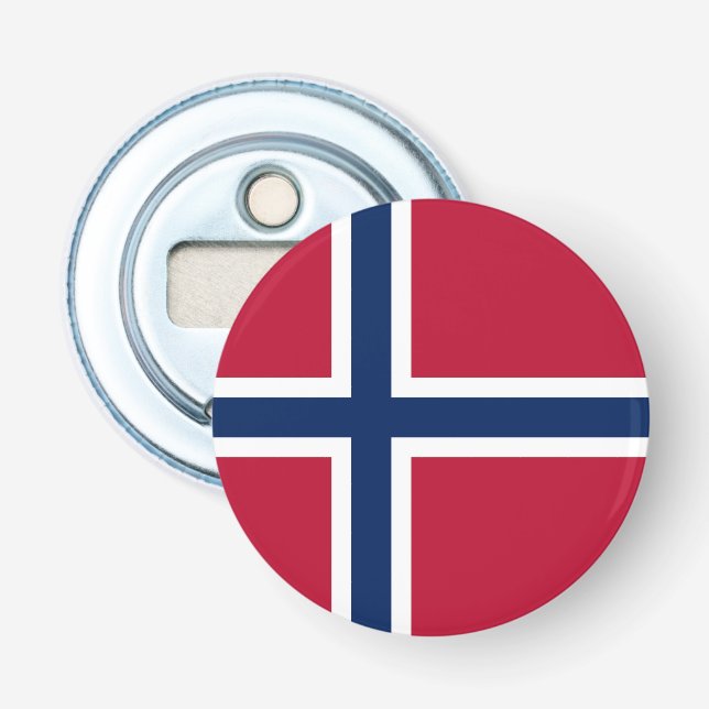 Flagga för norge flasköppnare (Framsidan)