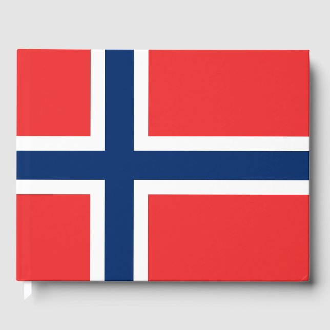 Flagga för norge gästböcker (Framsida)