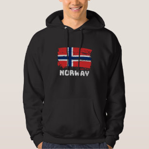 Flagga för norge hoodie