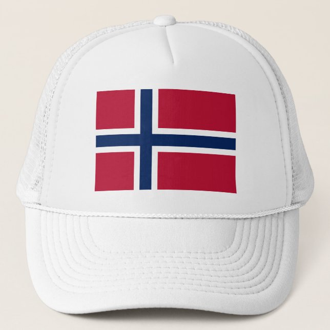 Flagga för norge keps (Framsida)