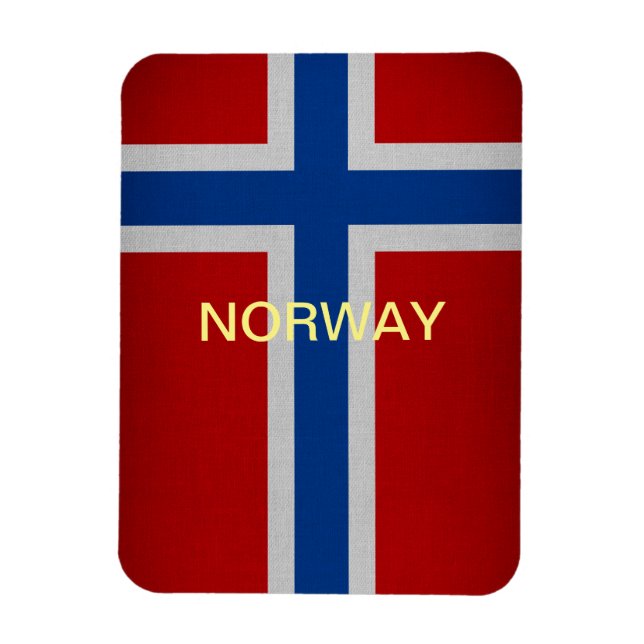flagga för norge magnet (Vertikal)