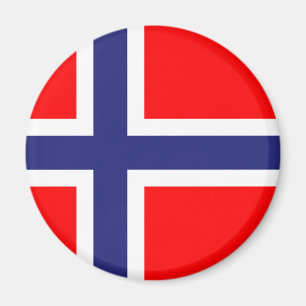 flagga för norge magnet