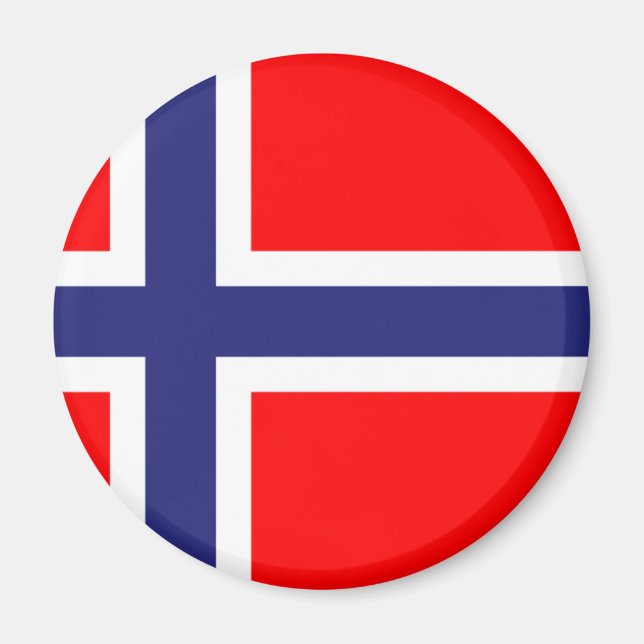flagga för norge magnet (Framsidan)