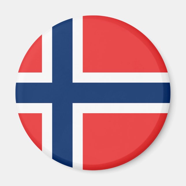 flagga för norge magnet (Framsidan)