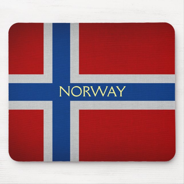 flagga för norge musmatta (Framsidan)
