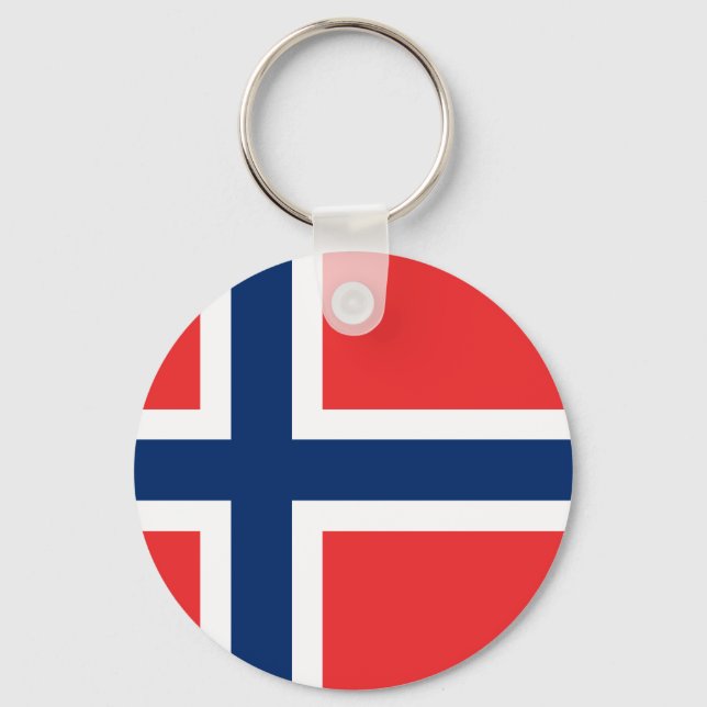 Flagga för norge nyckelring (Framsida)