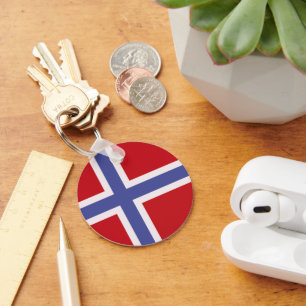 flagga för norge nyckelring