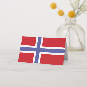 flagga för norge placeringskort