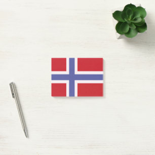 flagga för norge post-it block