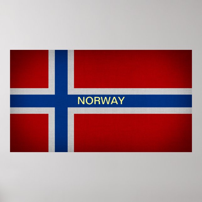 flagga för norge poster (Framsidan)