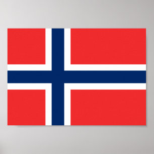 Flagga för norge poster
