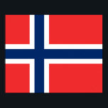 Flagga för norge poster<br><div class="desc">Flagga för norge</div>