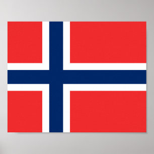 Flagga för norge poster