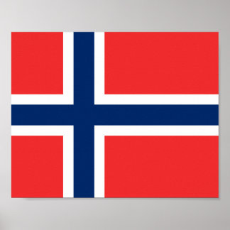 Flagga för norge poster