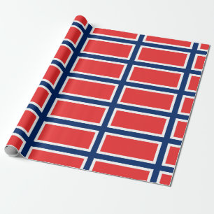 Flagga för norge presentpapper