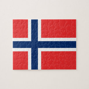 Flagga för norge pussel