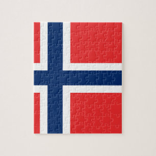 Flagga för norge pussel