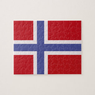 flagga för norge pussel