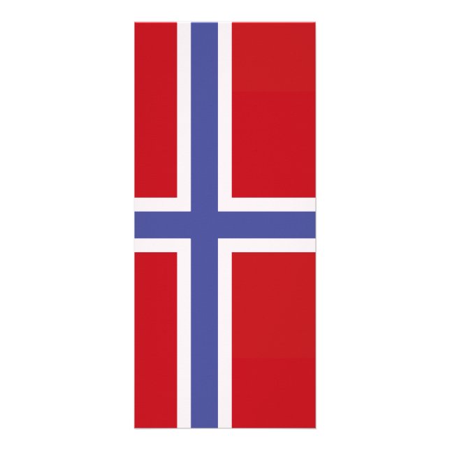 flagga för norge reklamkort (Framsidan)