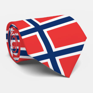 Flagga för norge slips