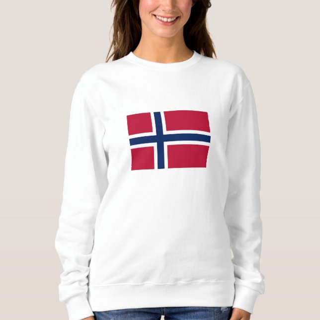 Flagga för norge t shirt (Framsida)