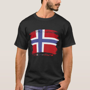 flagga för norge t shirt