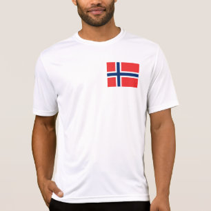Flagga för norge t shirt