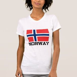 Flagga för norge tee