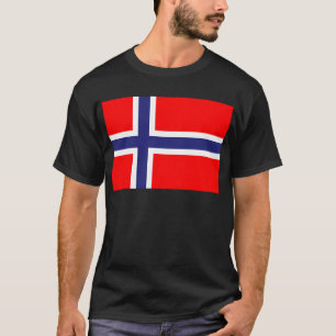 flagga för norge tee