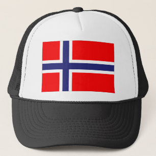 flagga för norge truckerkeps