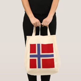 flagga för norge tygkasse