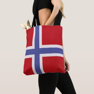 flagga för norge tygkasse