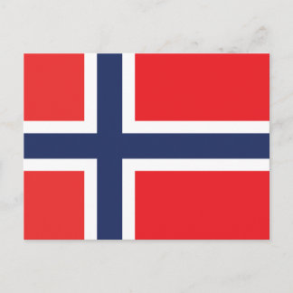 FLAGGA för norge Vykort