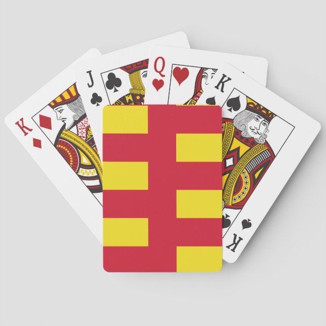 Flagga för Northumberland Casinokort (Baksidan)
