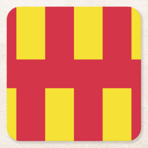 Flagga för Northumberland Underlägg Papper Kvadrat