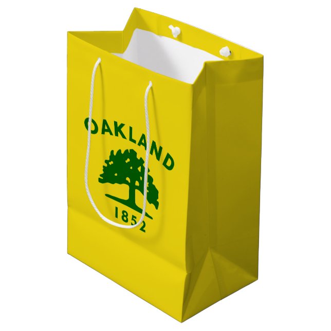Flagga för Oakland, Kalifornien (Framsidan Vinklad)