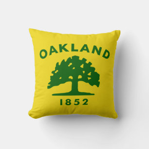 Flagga för Oakland, Kalifornien Kudde