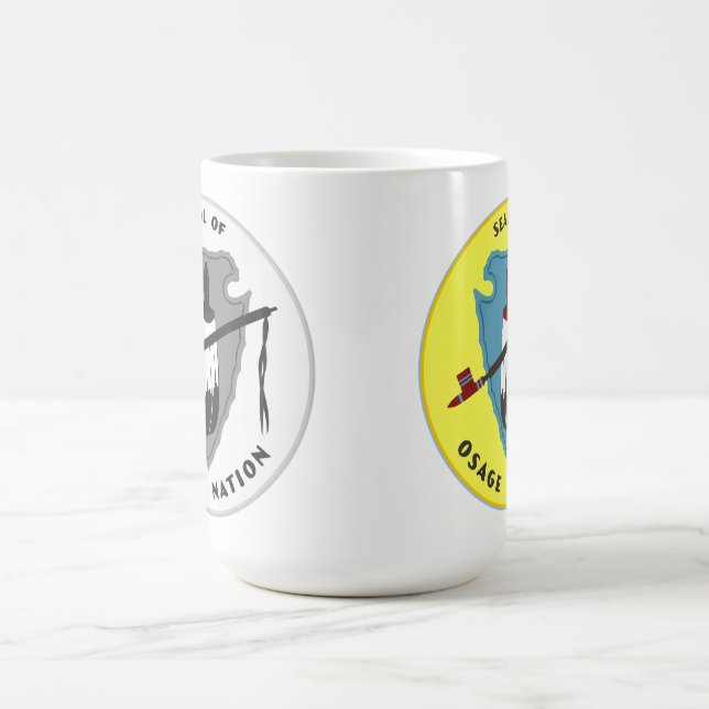 Flagga för Osagenationen Kaffemugg (Center)