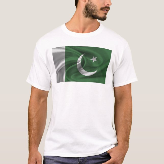 Flagga för Pakistan T Shirt (Framsida)