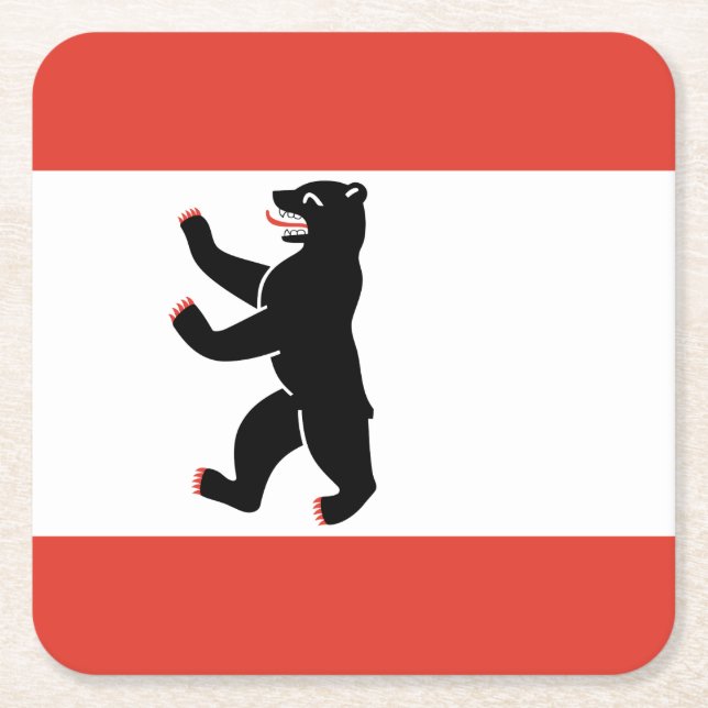 Flagga för Papper Underlägg på Berlinorget Kvadrat (Framsidan)