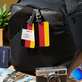Flagga för personlig av Tyskland resAGAGAGE-tagg Bagagebricka
