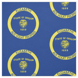 Flagga för personlig för Oregon bäver statlig Tyg