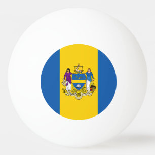 Flagga för Philadelphia, Pennsylvania Ping-Pong bo Pingisboll