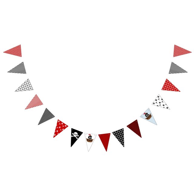 Flagga för piratpartyBunting (Alla)