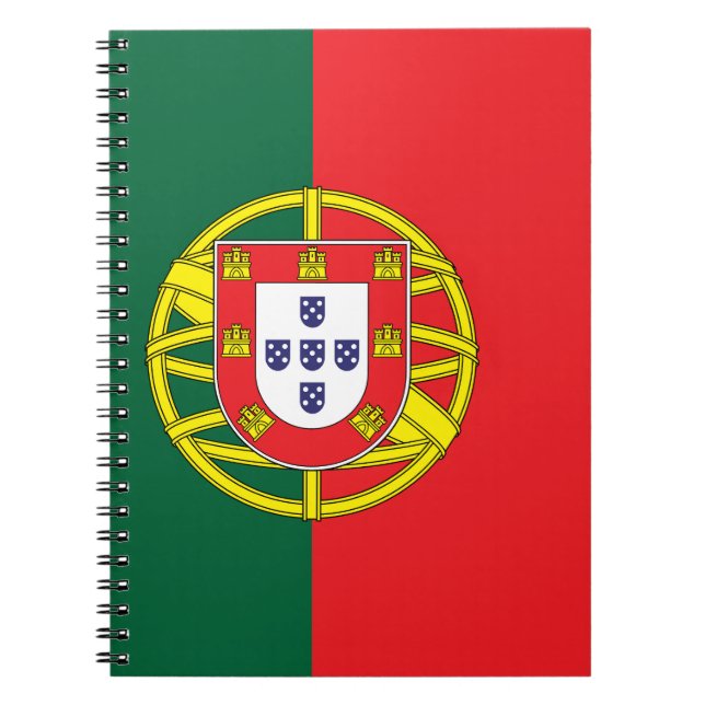 Flagga för Portugal Anteckningsbok (Framsidan)