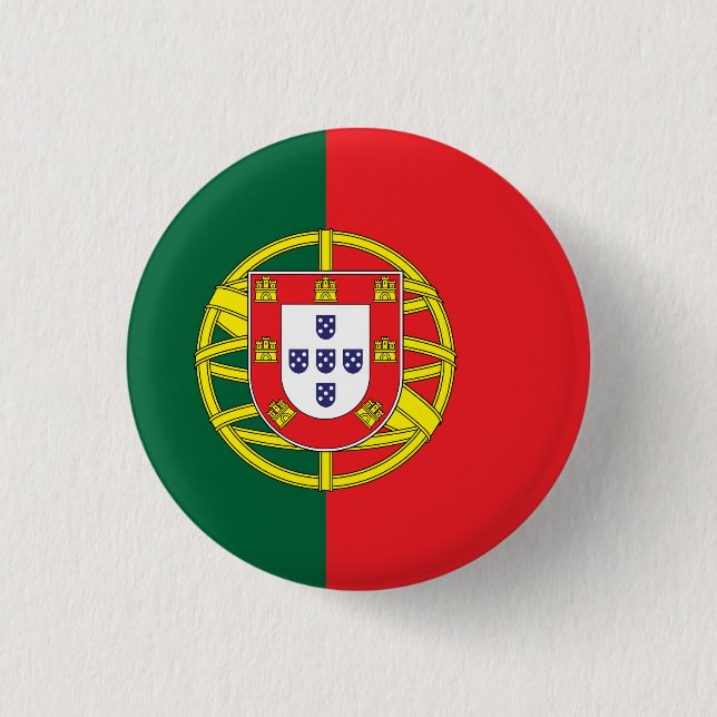 Flagga för Portugal Knapp (Framsida)