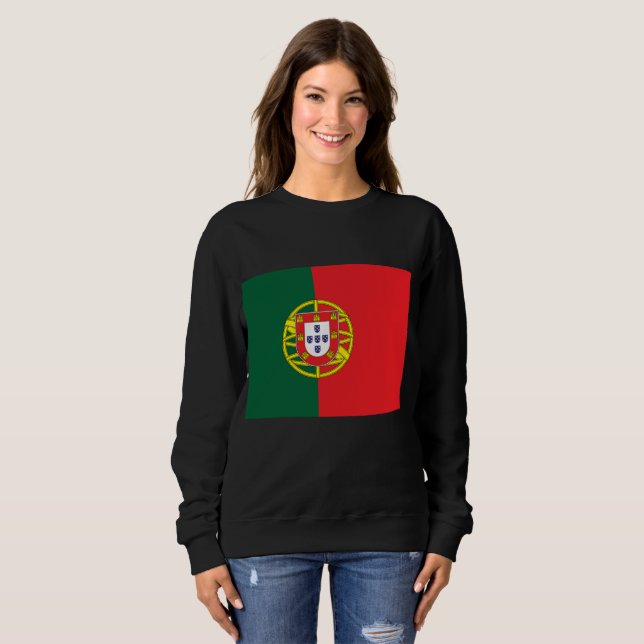 Flagga för Portugal T Shirt (Hel framsida)